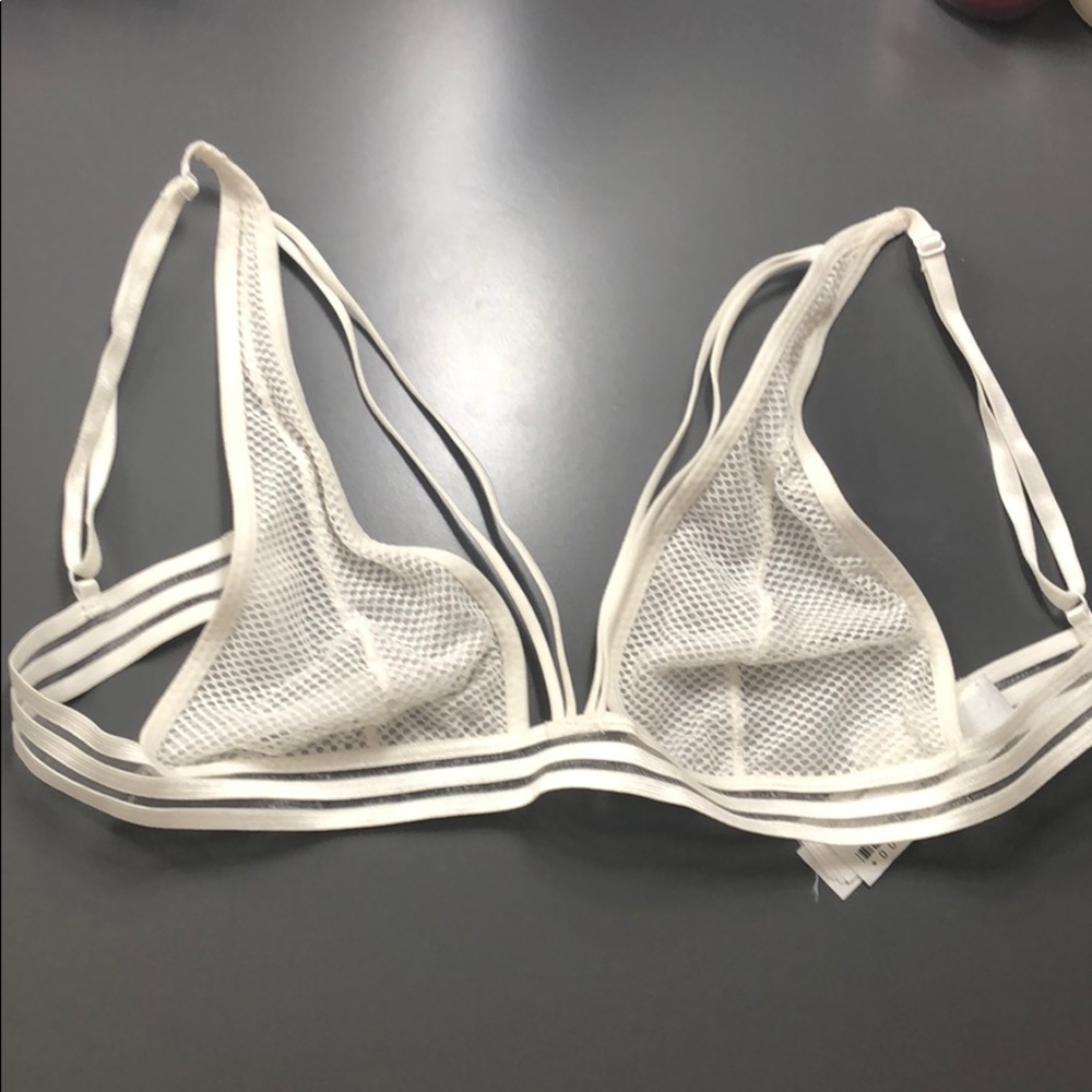 White double mesh bra BOGO